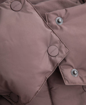 Maeve Womens Puffer Jacket - Taupe
