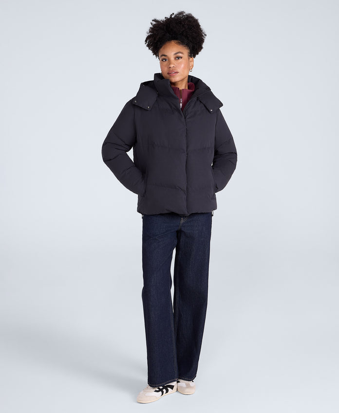 Tess Womens Down Jacket - Black