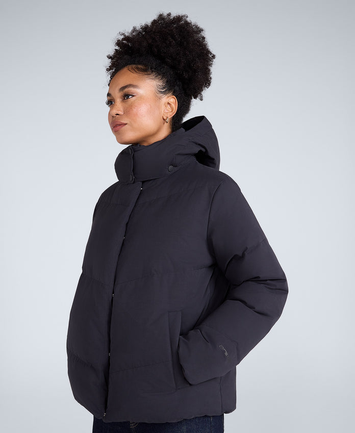 Tess Womens Down Jacket - Black