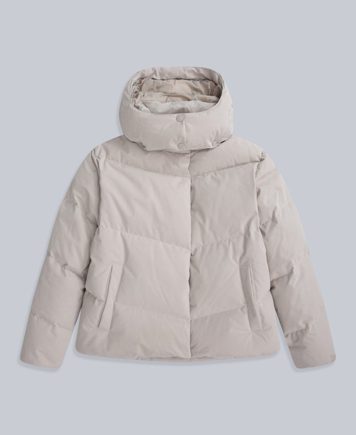 Tess Womens Down Jacket - Cream