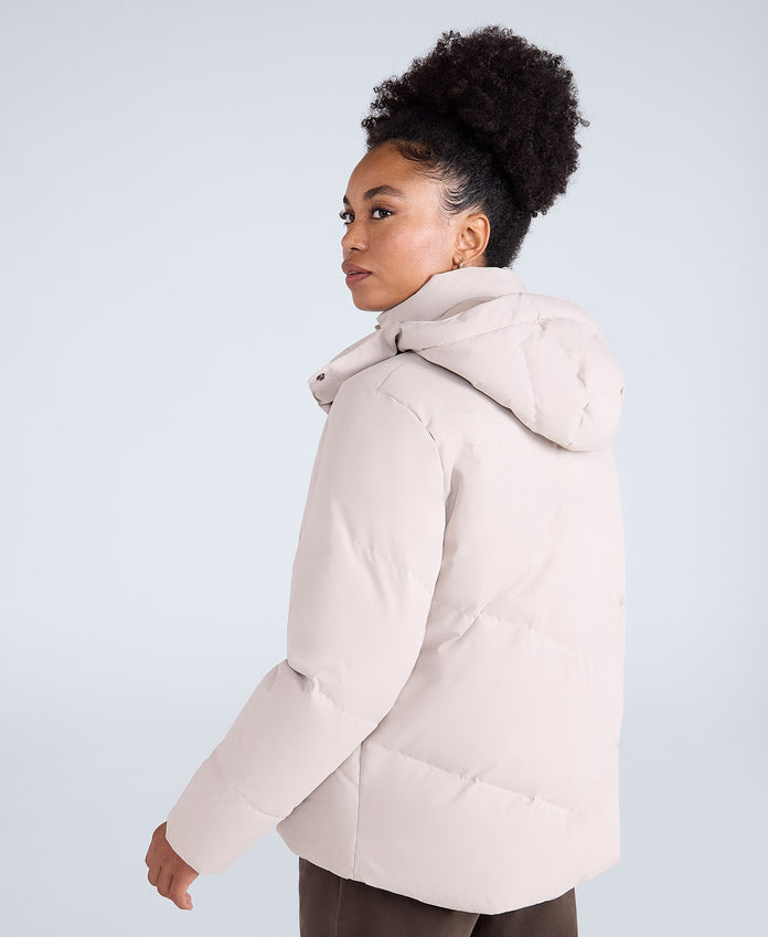 Tess Womens Down Jacket - Cream