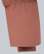 Maggie Womens Waisted Baffle Coat - Rust