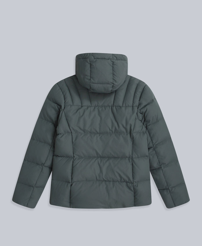 Womens Tech Down Mid Weight Jacket - Dark Khaki