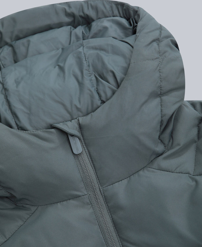 Womens Tech Down Mid Weight Jacket - Dark Khaki