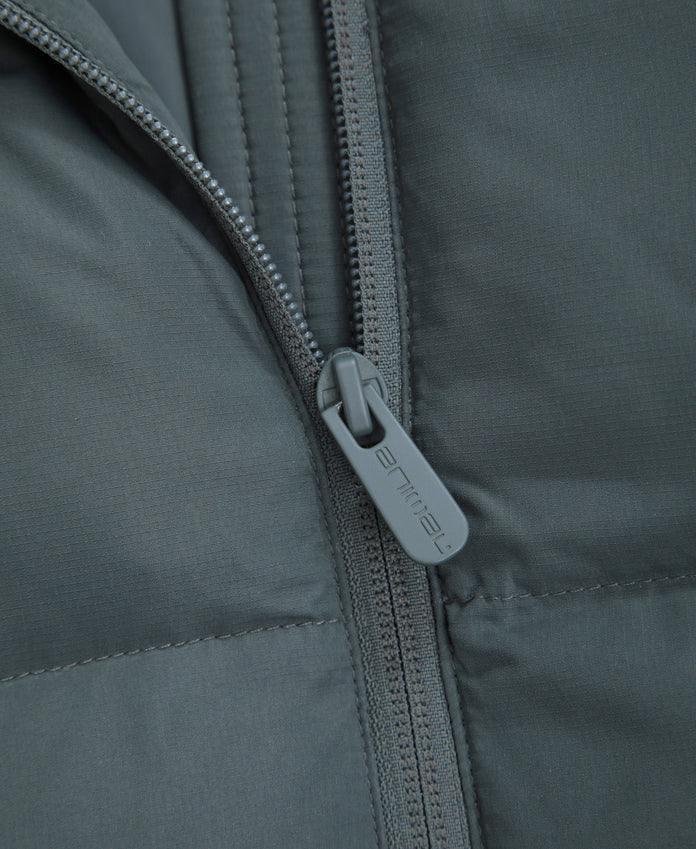 Womens Tech Down Mid Weight Jacket - Dark Khaki