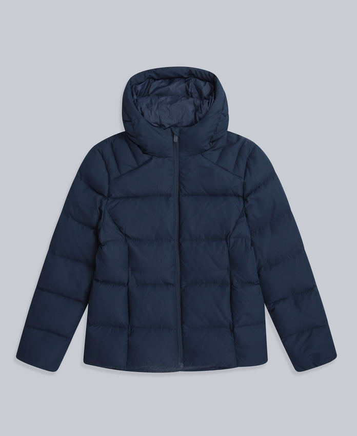 Womens Tech Down Mid Weight Jacket - Navy