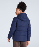Womens Tech Down Mid Weight Jacket - Navy
