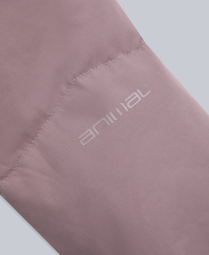 Tess Womens Long Line Down Jacket - Taupe