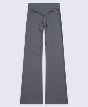Womens Flared Leggings - Charcoal