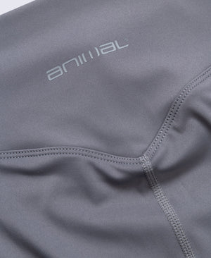 Womens Flared Leggings - Charcoal