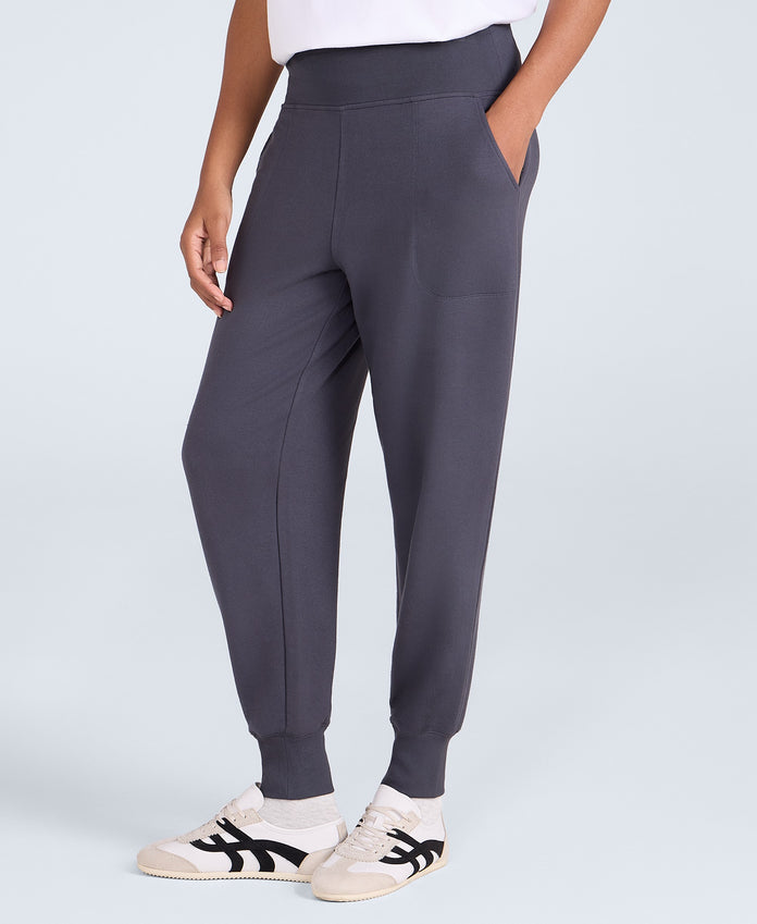 Jess Womens Super Soft Joggers - Charcoal