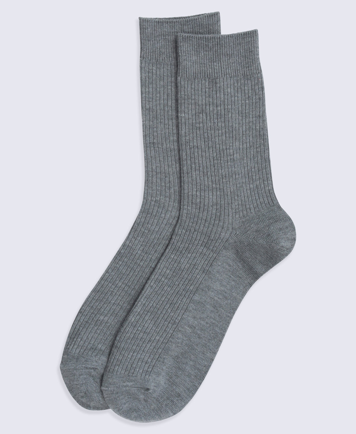 Flynn Mens Ribbed Mid Calf Socks- 3 Pack - Black