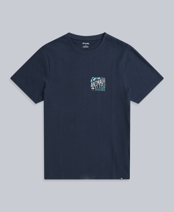 Jacob Mens St Ives T-Shirt - Navy