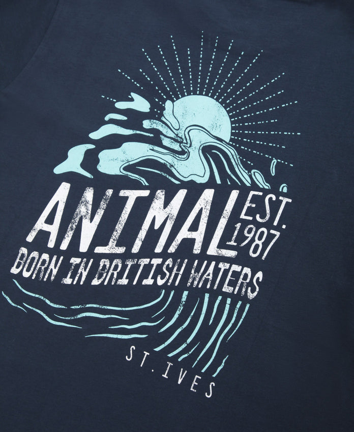 Jacob Mens St Ives T-Shirt - Navy
