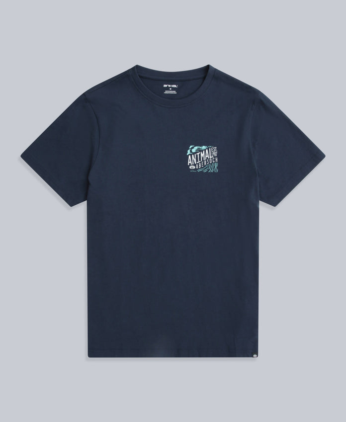 Jacob Mens Abersoch T-Shirt - Navy