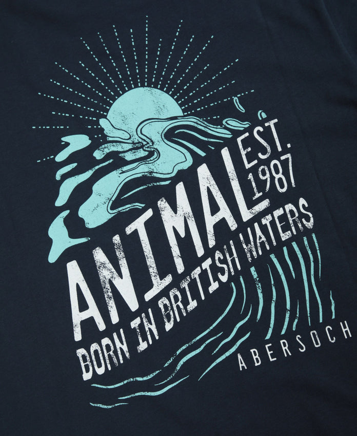 Jacob Mens Abersoch T-Shirt - Navy