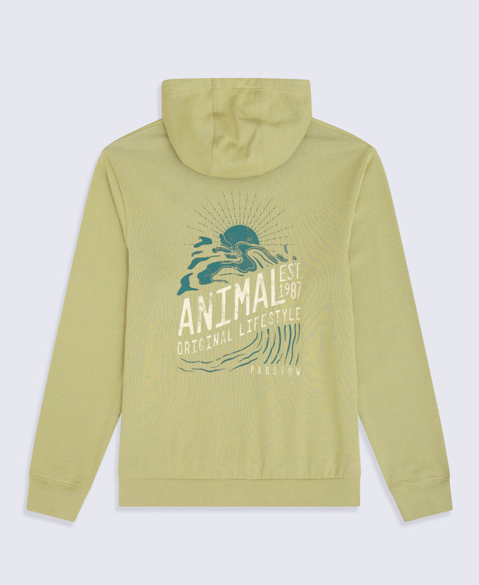 River Mens Padstow Hoodie - Khaki