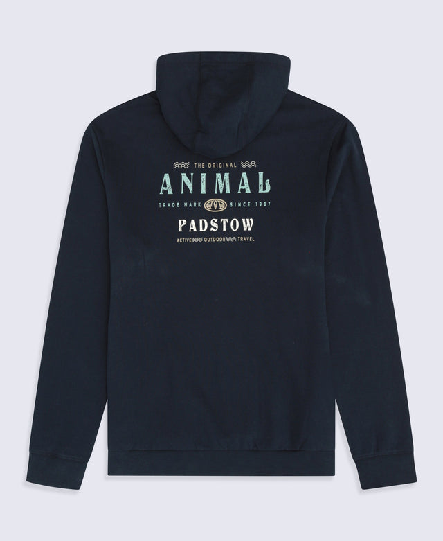 River Mens Padstow Hoodie - Navy