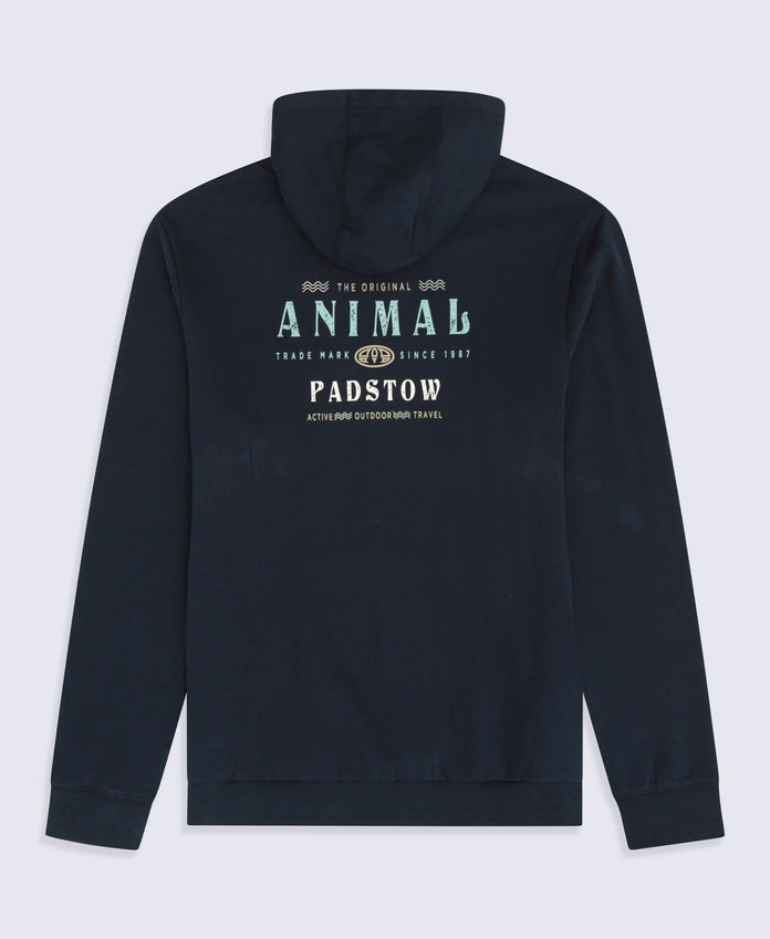 River Mens Padstow Hoodie - Navy