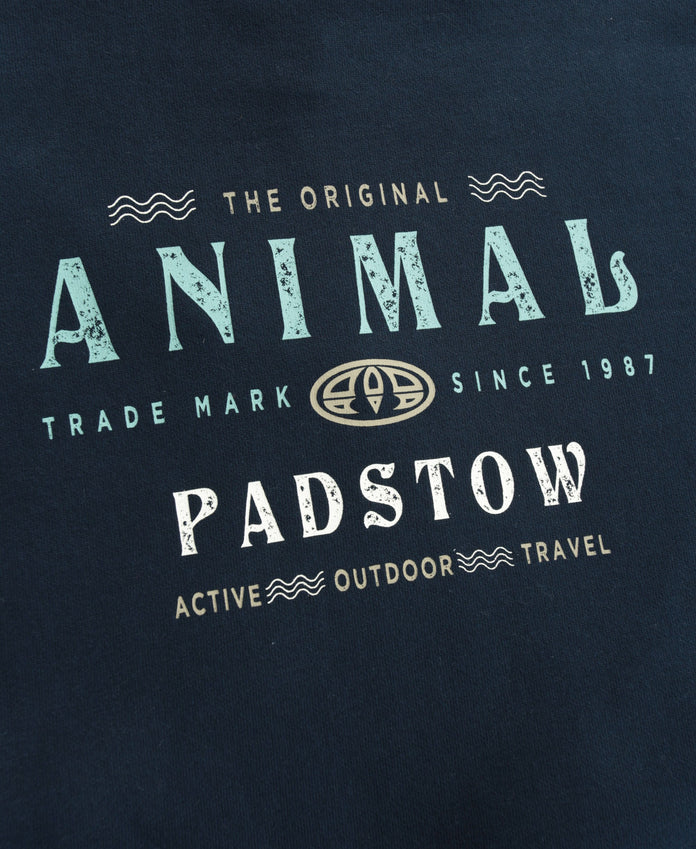River Mens Padstow Hoodie - Navy