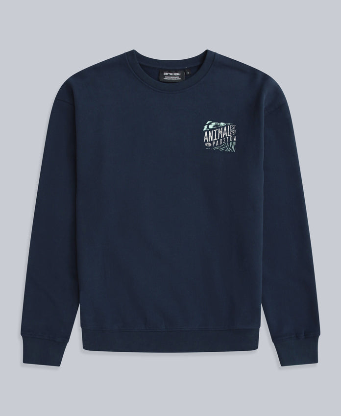 Jonah Mens Padstow Sweatshirt - Navy