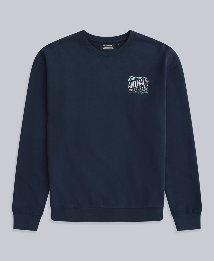 Jonah Mens St Ives Sweatshirt - Navy