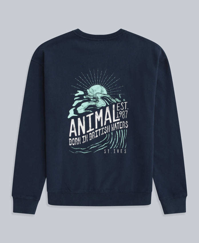 Jonah Mens St Ives Sweatshirt - Navy