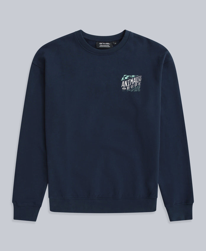 Jonah Mens Bude Sweatshirt - Navy