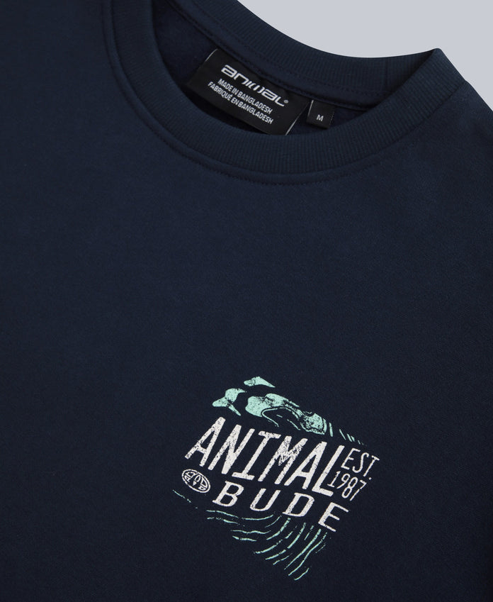 Jonah Mens Bude Sweatshirt - Navy