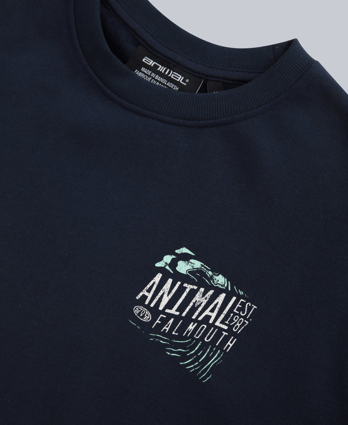 Jonah Mens Falmouth Sweatshirt - Navy