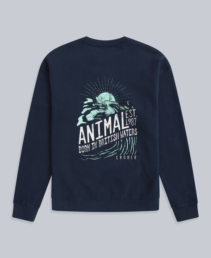 Jonah Mens Cromer Sweatshirt - Navy