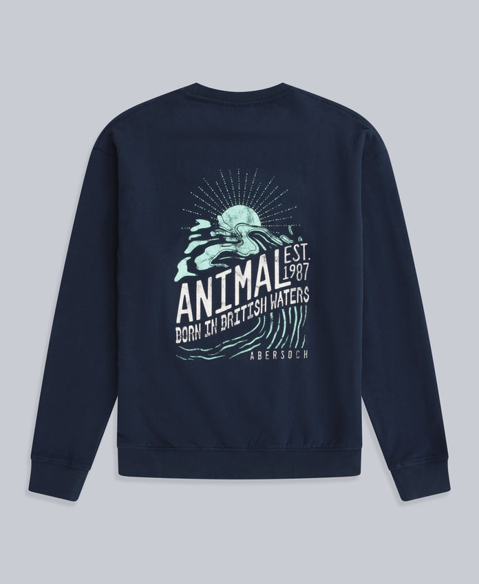 Jonah Mens Abersoch Sweatshirt - Navy