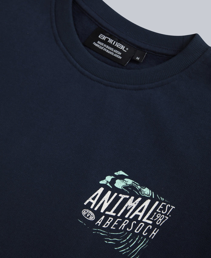 Jonah Mens Abersoch Sweatshirt - Navy