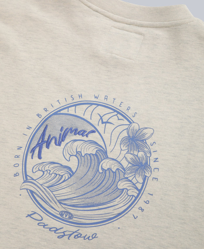 Dakota Womens Padstow Sweatshirt - Light Beige