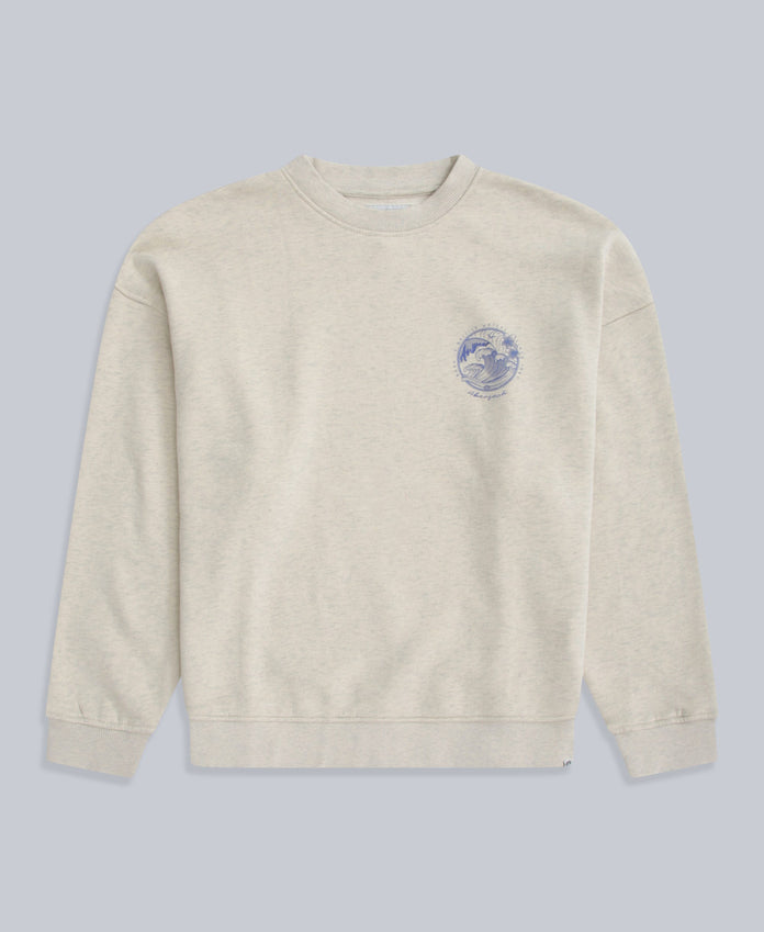 Dakota Womens Abersoch Sweatshirt - Light Beige