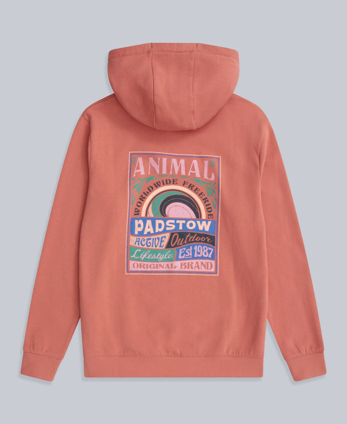 Maya Womens Padstow Hoodie - Pink
