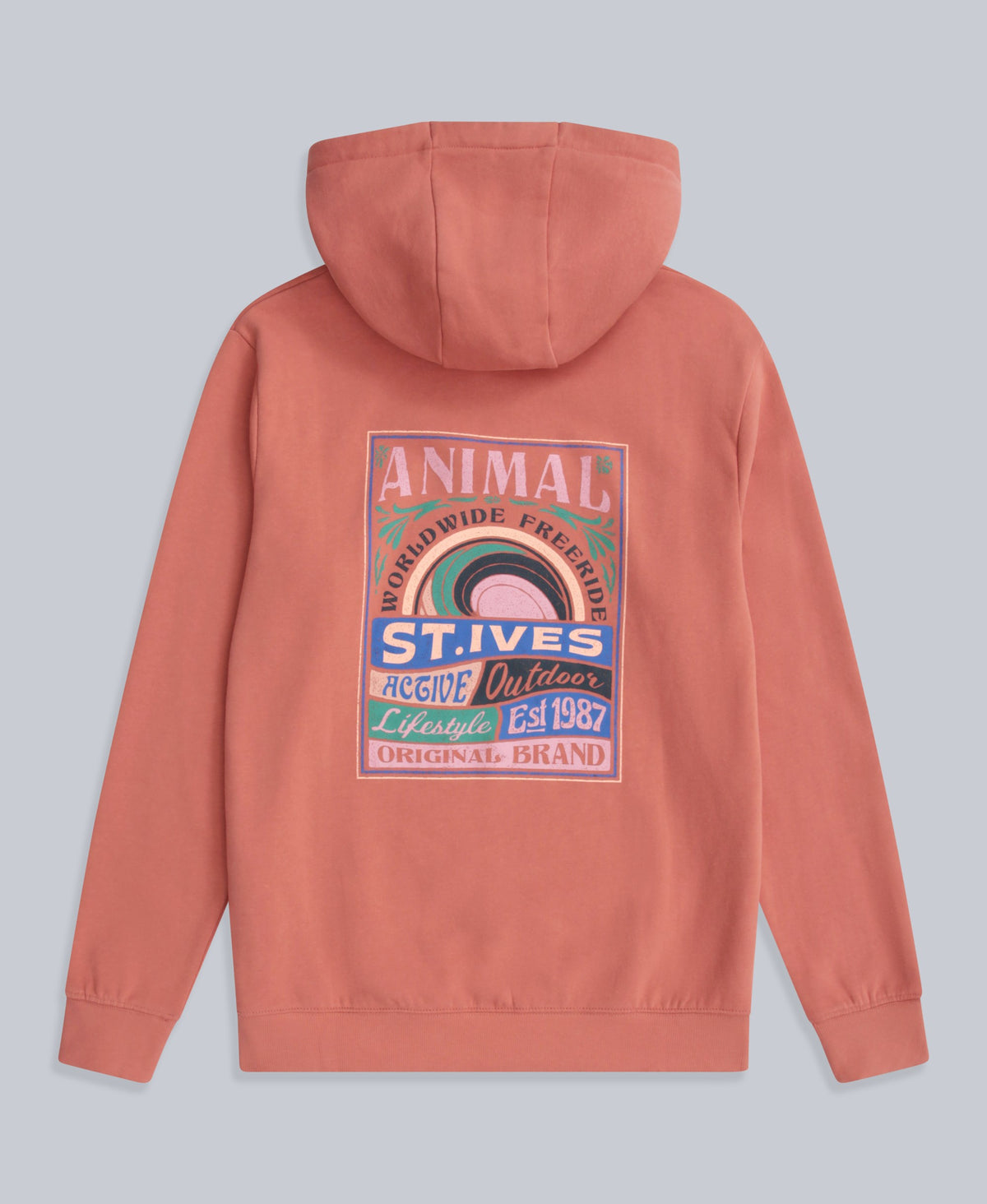 Maya Womens St Ives Hoodie - Pink