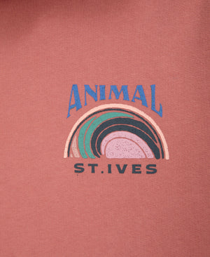 Maya Womens St Ives Hoodie - Pink