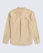 Lewis Mens Cord Shirt - Beige
