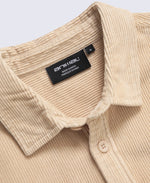 Lewis Mens Cord Shirt - Beige
