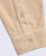 Lewis Mens Cord Shirt - Beige