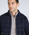 Lewis Mens Cord Shirt - Charcoal