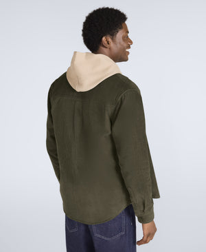 Lewis Mens Cord Shirt - Khaki