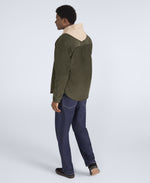 Lewis Mens Cord Shirt - Khaki