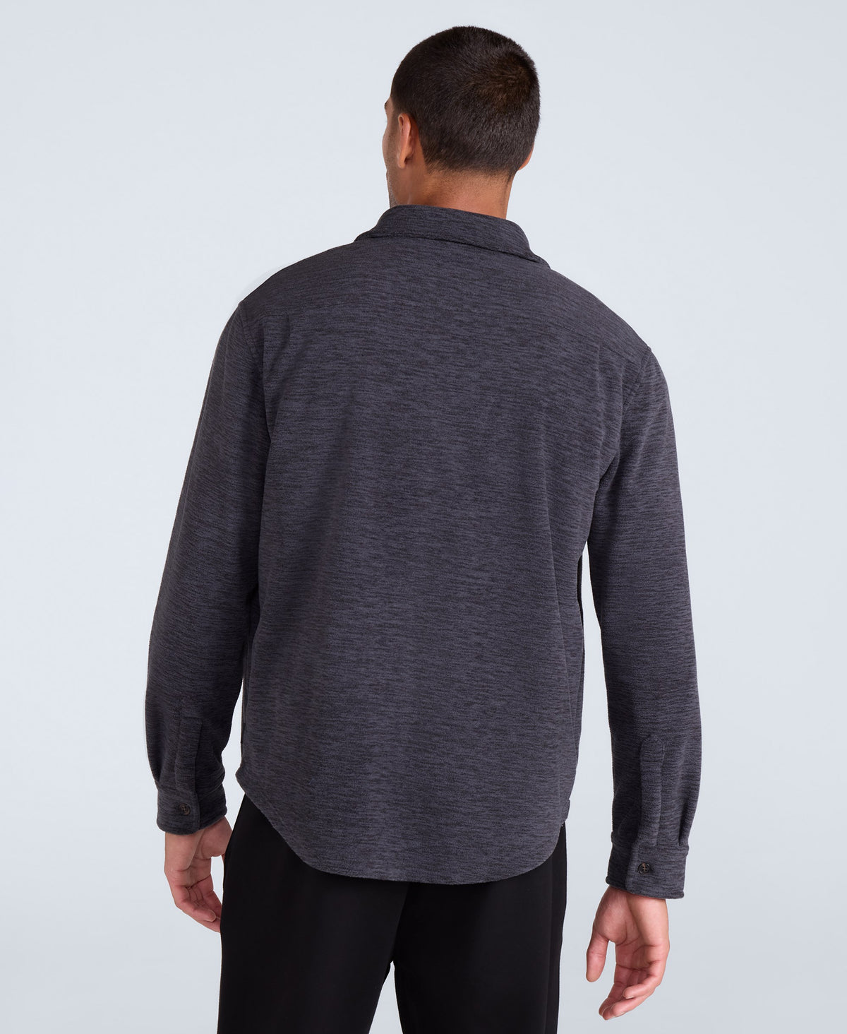 George Mens Fleece Shirt - Navy