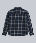 Seth Mens Fleece Bonded Shacket - Blue