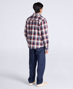 Seth Mens Fleece Bonded Shacket - Dark Blue