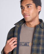 Seth Mens Fleece Bonded Shacket - Khaki