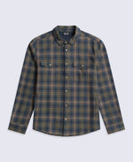 Seth Mens Fleece Bonded Shacket - Khaki