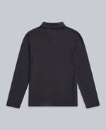 Ollie Mens Long Sleeve Polo - Black